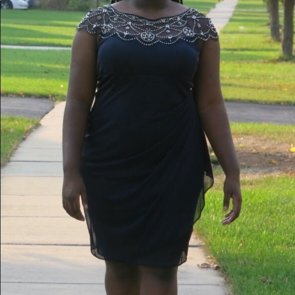 Navy Party Dress